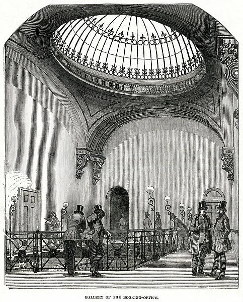 Gallery of the booking-office, Euston Railway Station