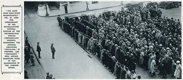 The General Strike - demobilisation of volunteers 1926