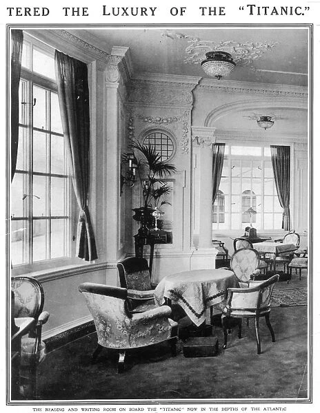 Interior Tea Room on the Titanic