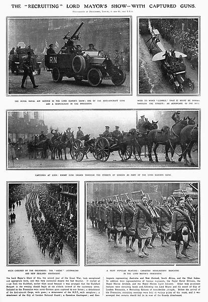 The Lord Mayors Show during the First World War