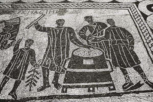 Roman mosaic, Ostia Antica