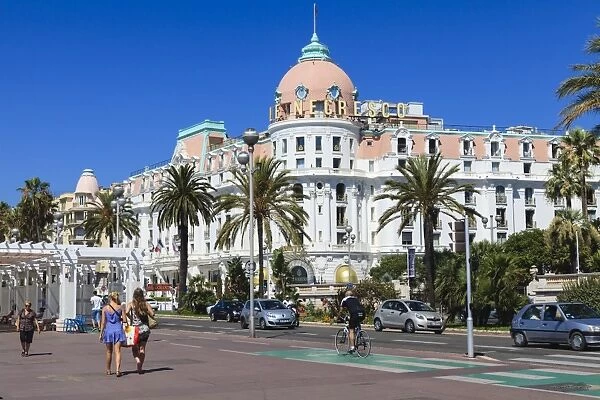 Hotel Negresco, Promenade des Anglais, Nice, Alpes Maritimes, Provence, Cote d Azur, French Riviera, France, Europe