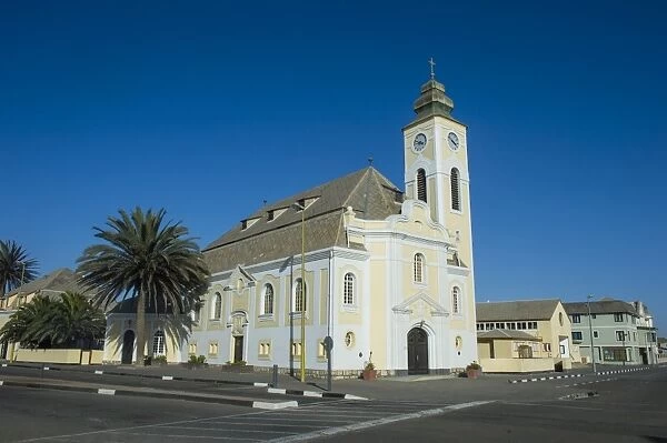 Old German church, Swakopmund, Namibia, Africa