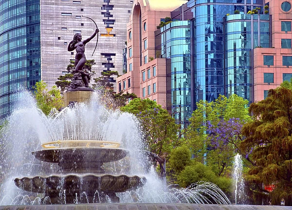 Mexico, Mexico City, Diana The Archer, Diana The Huntress Fountain, La Diana Cazadora