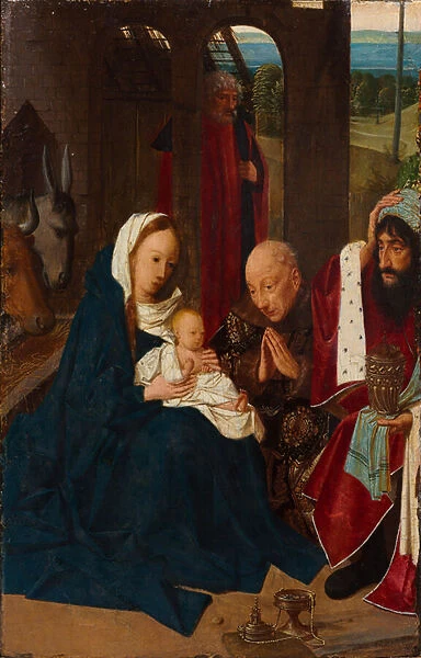 The Adoration of the Magi, 1480s (oil on wood)