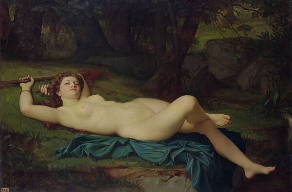 Bacchante, 1864 (oil on canvas)