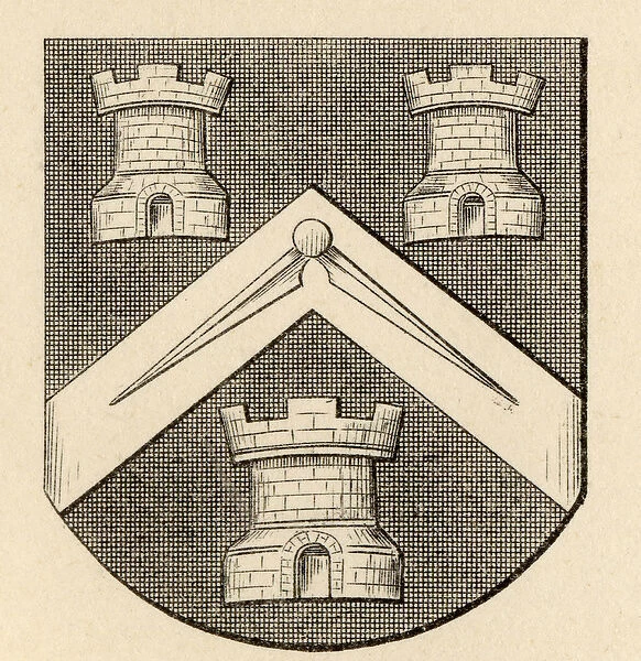Coat of arms of Masons Company, from The History of Freemasonry, volume II
