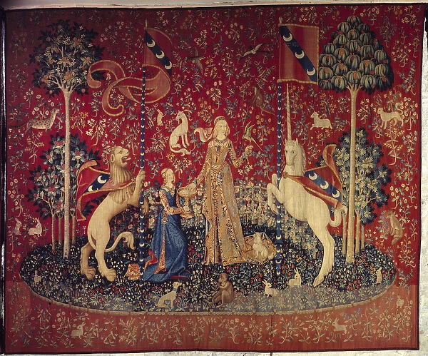 Curtain of the Lady of the Unicorn (Lady of the Unicorn)