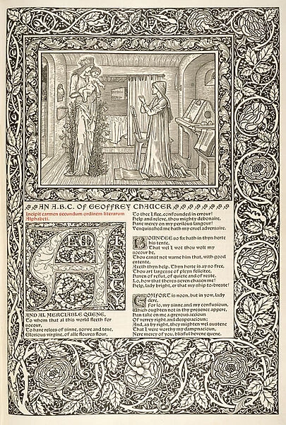 The Kelmscott Chaucer, published 1896 by the Kelmscott Press