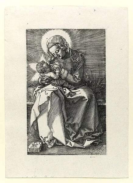 Madonna nursing the Child, 1519 (Burin engraving)