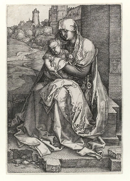 The Madonna of the Wall, 1514 (Burin engraving)