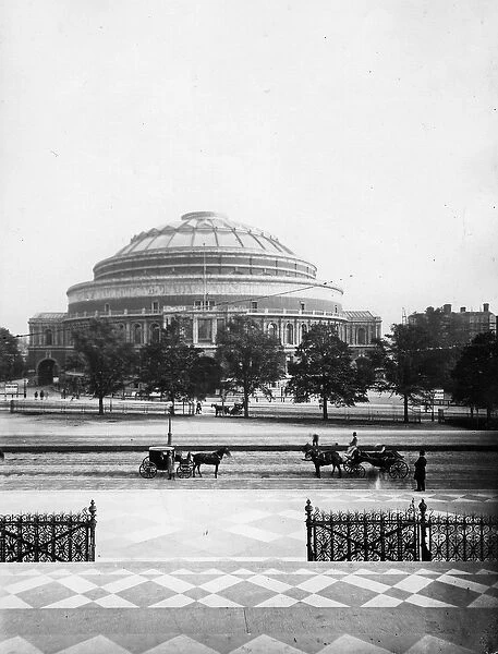 The Royal Albert Hall, London, c. 1880s (b  /  w photo)
