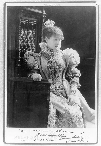 Sarah Bernhardt (1844-1923) in the role of Marie de Neubourg in Ruy Blas by Victor Hugo
