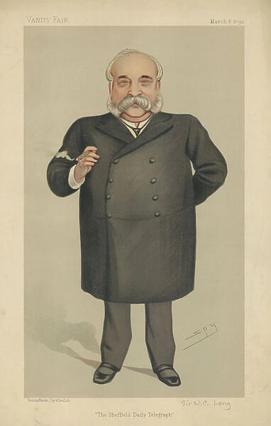Sir William Christopher Leng (colour litho)