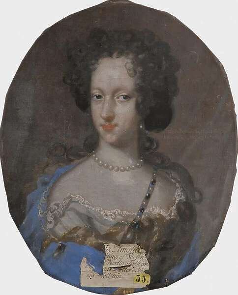 Sophie Amalie von Schleswig Holstein Gottorp, princesse dano norvegienne - Portrait of