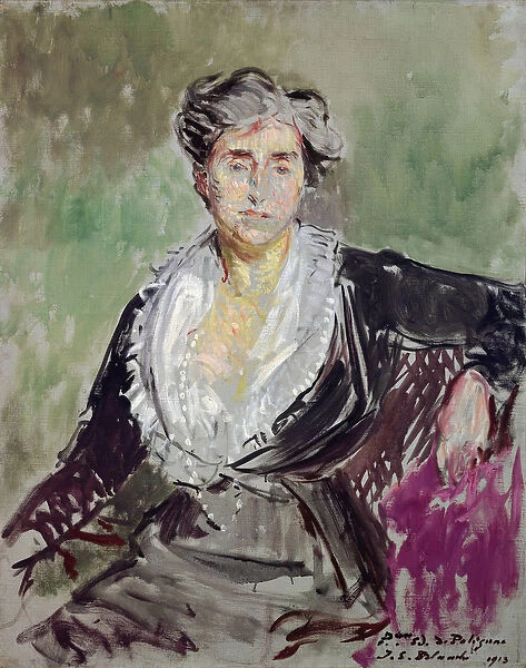 Study for a portrait of the Princess Edmond de Polignac, 1913 (oil on canvas)