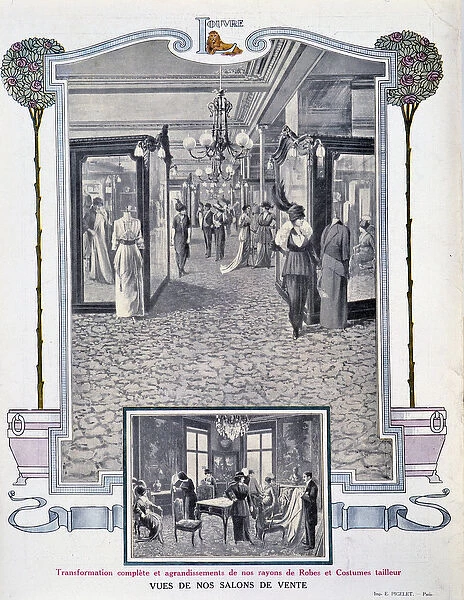 View of the sales fairs of the store 'Au Louvre', 1914