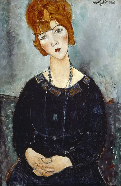 Woman with a Necklace, 1910 (oil on canvas)