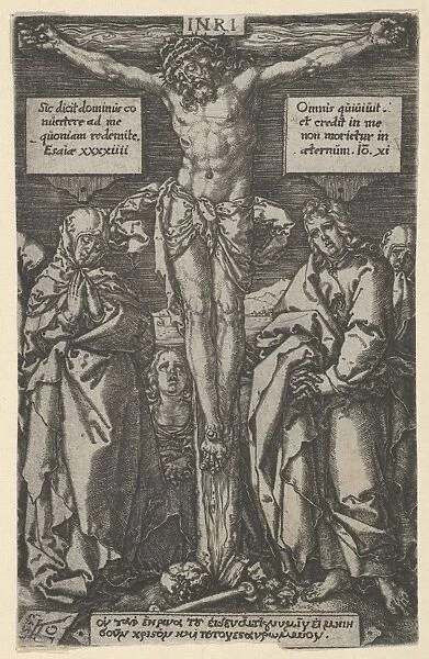 Christ Cross 1553 Engraving Sheet 4 1  /  2 2 7  /  8