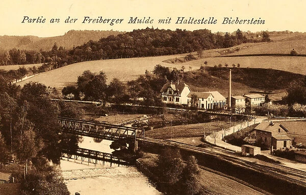 Freiberger Mulde Leisnig Bahnhof Obergruna-Bieberstein