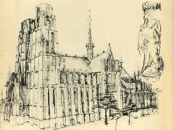 Cathedral and St Michael, c1460, (1943). Creator: Unknown