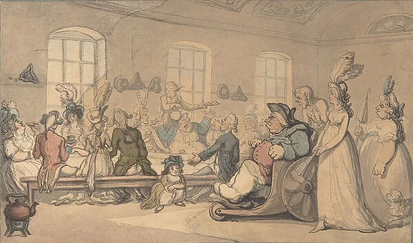 The Comforts of Bath and Public Breakfast, 1780-1827. Creator: Thomas Rowlandson