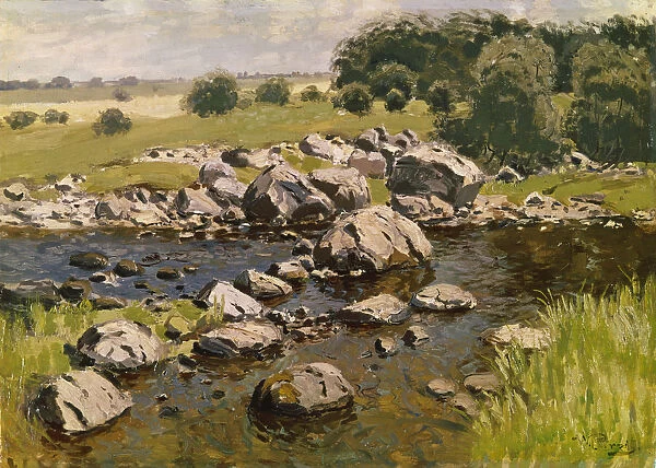 Landscape with Stones, c. 1910. Artist: Purvitis, Vilhelms (1872-1945)