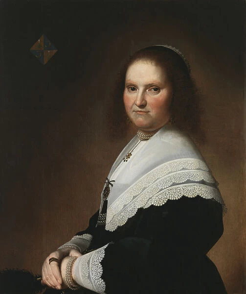 Portrait of Anna van Schoonhoven, 1645. Creator: Verspronck, Johannes Cornelisz. (1600  /  3-1662)