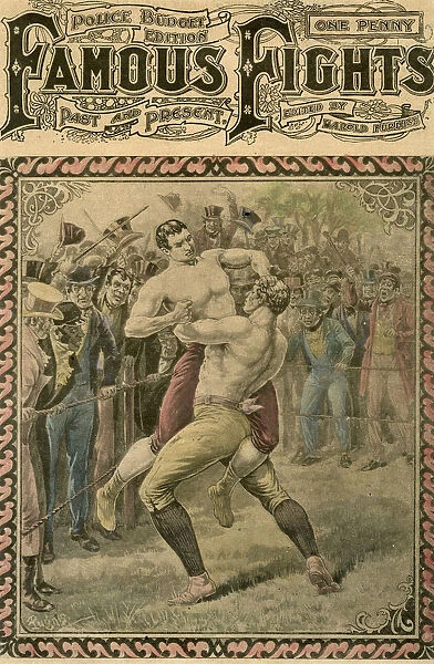 The second fight between Bendigo and Ben Caunt, 1838 (late 19th or early 20th century). Artist: Pugnis