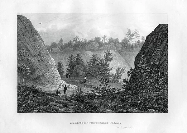 Source of the Passaic Falls, New Jersey, 1855