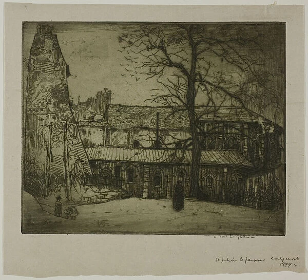 St. Julien-le-Pauvre, 1899. Creator: Donald Shaw MacLaughlan