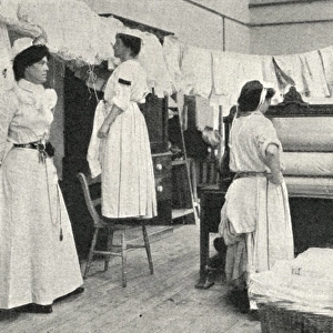Aylesbury Inebriate Reformatory - Inmates at Work in Laundry