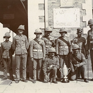 British soldiers on Chinese street