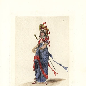 Costume of madame Henguerlot, merveilleuse