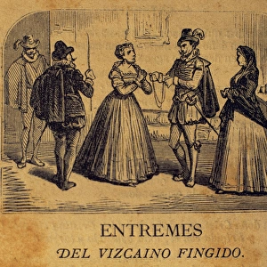 El Vizcaino fingido. Short farce by Cervantes