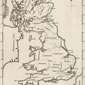 Map of Pre-Roman Brits
