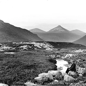 Moraine in the Silent Valley, Mourne Mountains