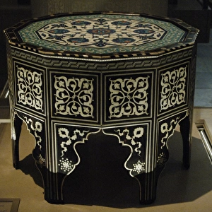 Ottoman marquetry and tile-top table. Turkey. 1560. Victoria