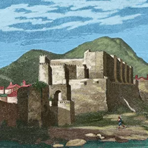 Spain, Andalusia, Tarifa. Castle of the Guzmans