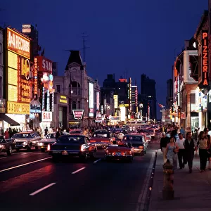 Toronto, Ontario, Canada - Yonge Street at night