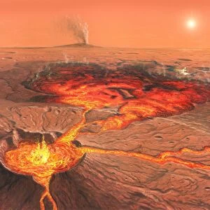 Martian volcanos