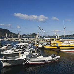 Fishing boats at Matsuyama Harbour