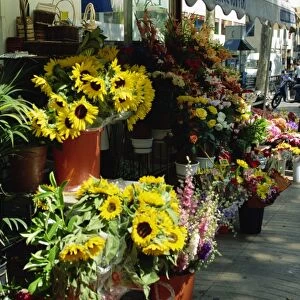 Flower stalls