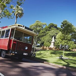 Perth tourist tram in Kings Park, Perth, Western Australia, Australia, Pacific