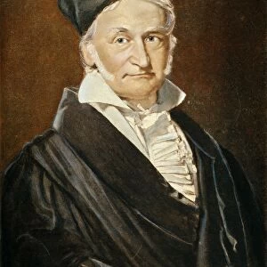 KARL FRIEDRICH GAUSS (1777-1855). German mathematician and astronomer. After the painting