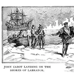 John Cabot landing on the shores of Labrador 1892