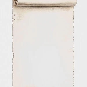 Scroll of blank parchment
