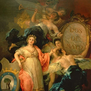 Allegory of the City of Madrid, 1810 (oil on canvas)