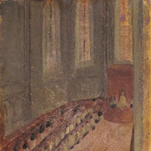 Ceremony of Ordination at Lyon Cathedral (oil on paper maroufle on canvas)