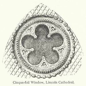 Cinque-foil Window, Lincoln Cathedral (engraving)